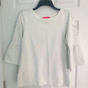 Lilly Pulitzer White Cotton Top